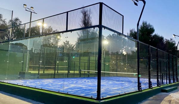 Glass Padel Tennis Court